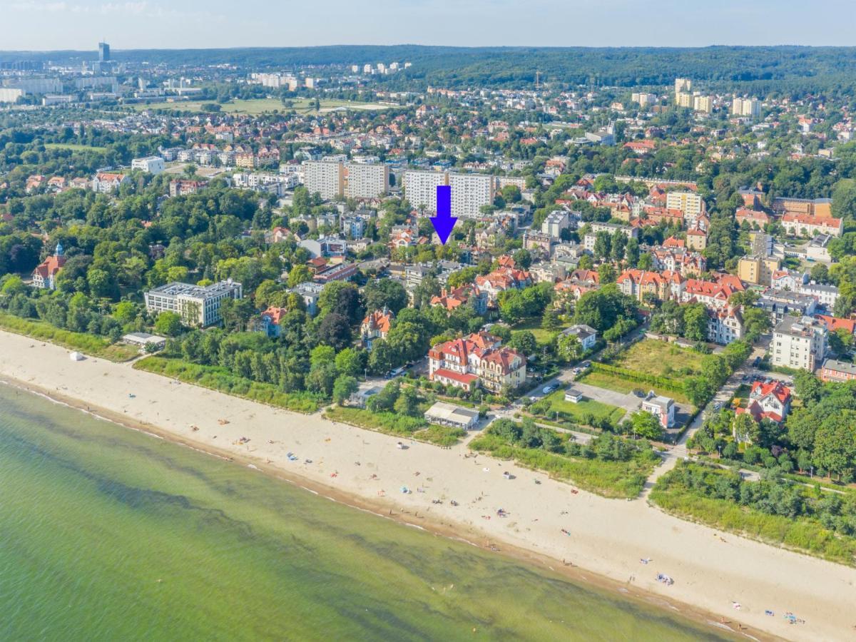 Grunwaldzka - Parkowa Blisko Plazy Leilighet Sopot